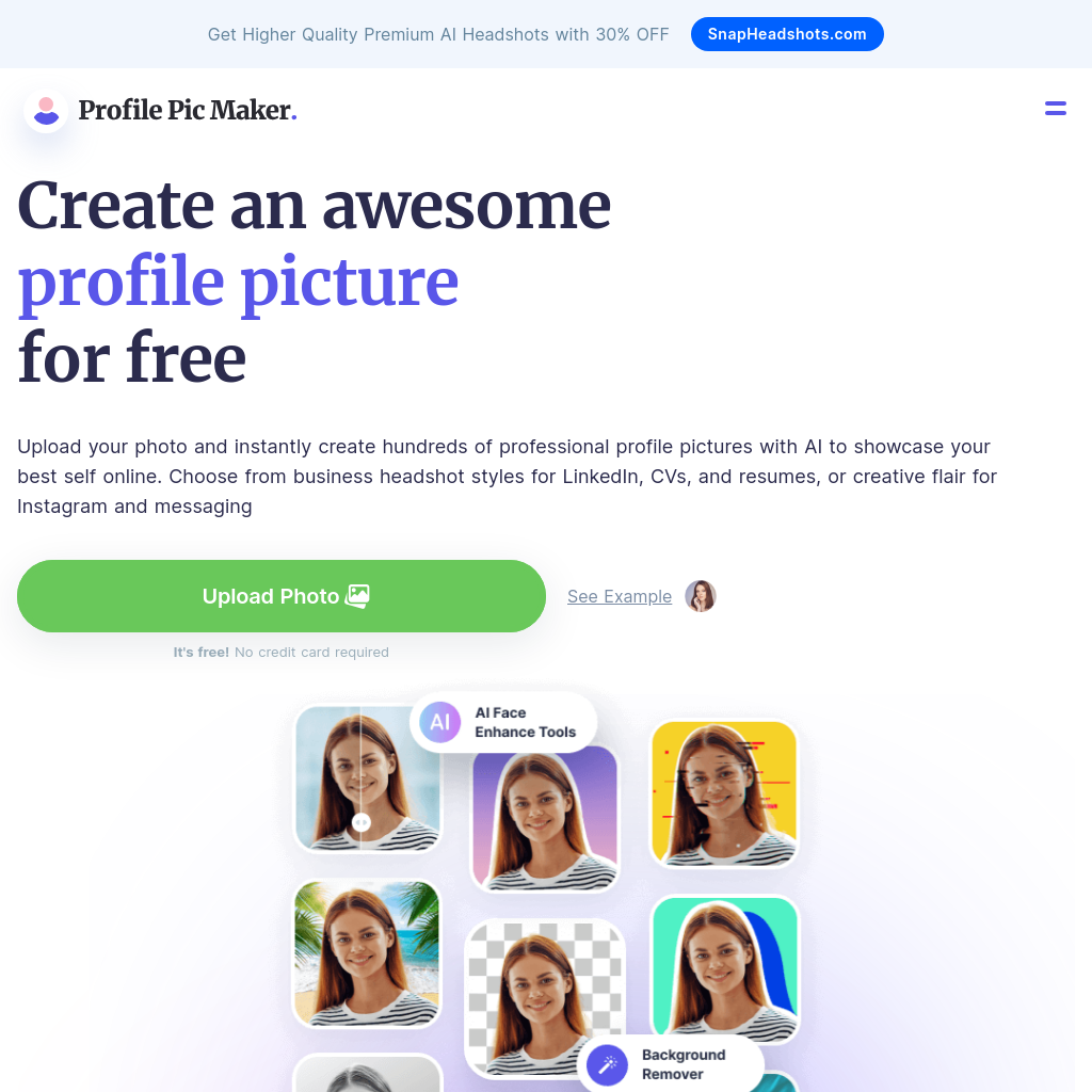 Create Your Perfect Profile Picture with PFPMaker - Free Profile Picture Maker