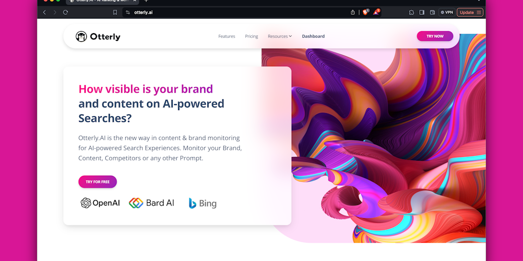 Otterly.AI : Surveillance de la marque et du contenu pour les expériences de recherche alimentées par l'IA