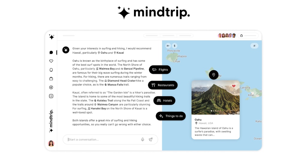 Mindtrip - AI Travel Platform | Personalized Experiences