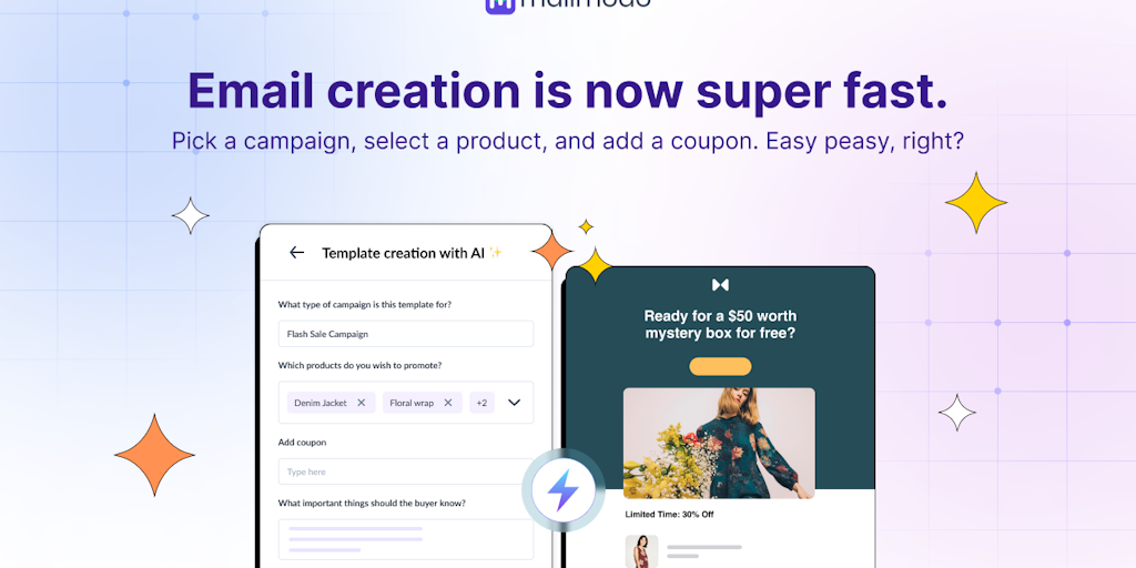Mailmodo - AI Email Template Creator | Create marketing email templates in a minute