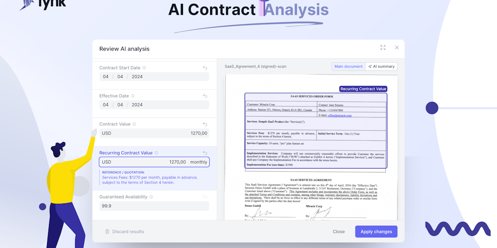 fynk 合約管理軟體 - AI 首選，100% 歐盟製造