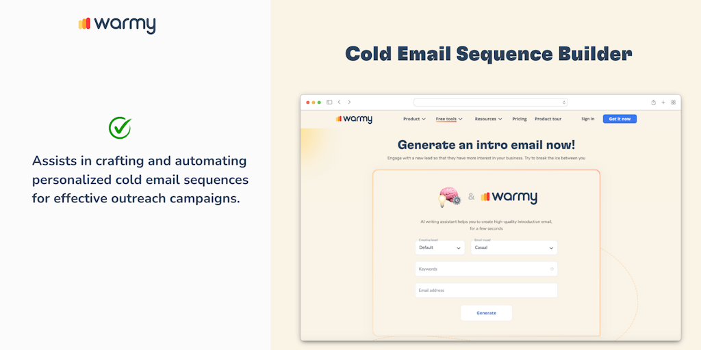 Warmy.io - Boost Email Deliverability with AI Algorithm