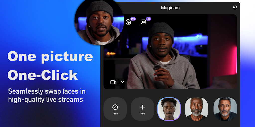 Magicam : Solution de Swap de Visage en Temps Réel Ultime