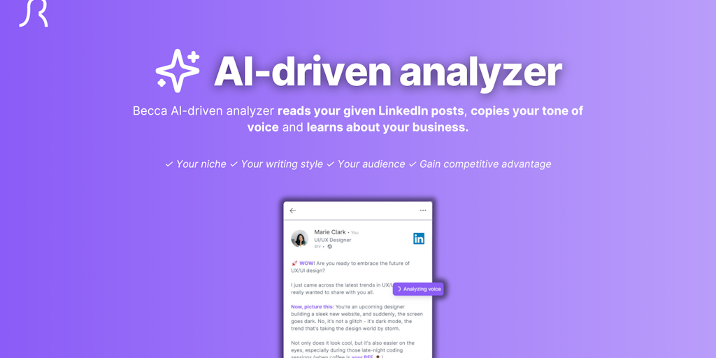 Becc.ai - AI Assistant for Engaging LinkedIn Content