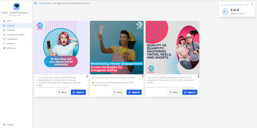 Manycontent: Crie Conteúdo de Sucesso para Redes Sociais