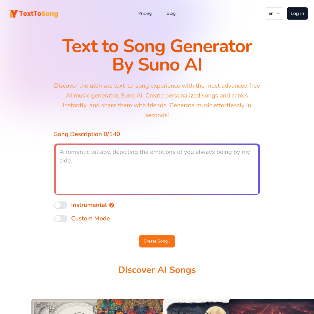 TextToSong.xyz: Crea música con IA en 5 minutos