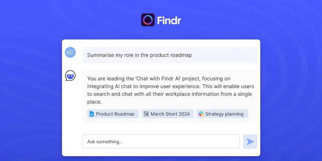 Findr: Assistente de Busca com IA para Equipes