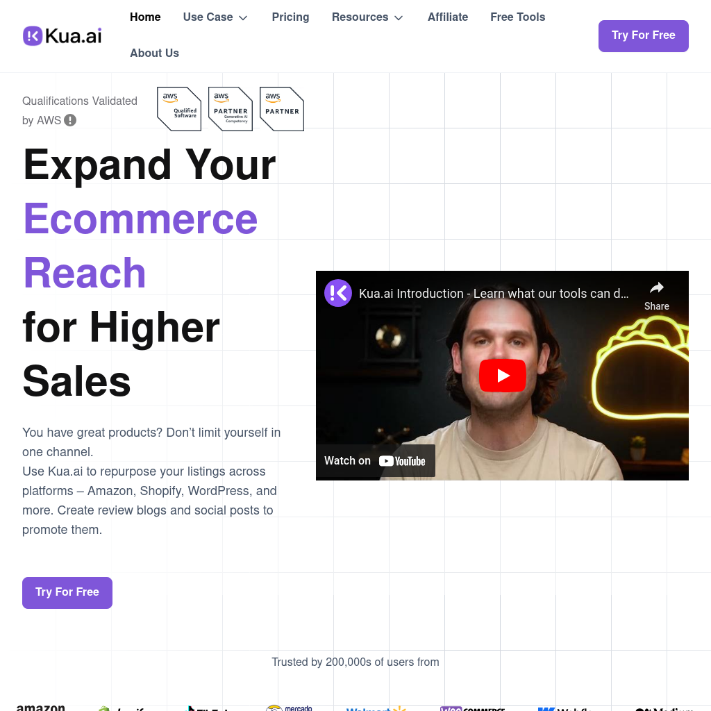 Kua.ai - Agents IA pour la création de contenu e-commerce