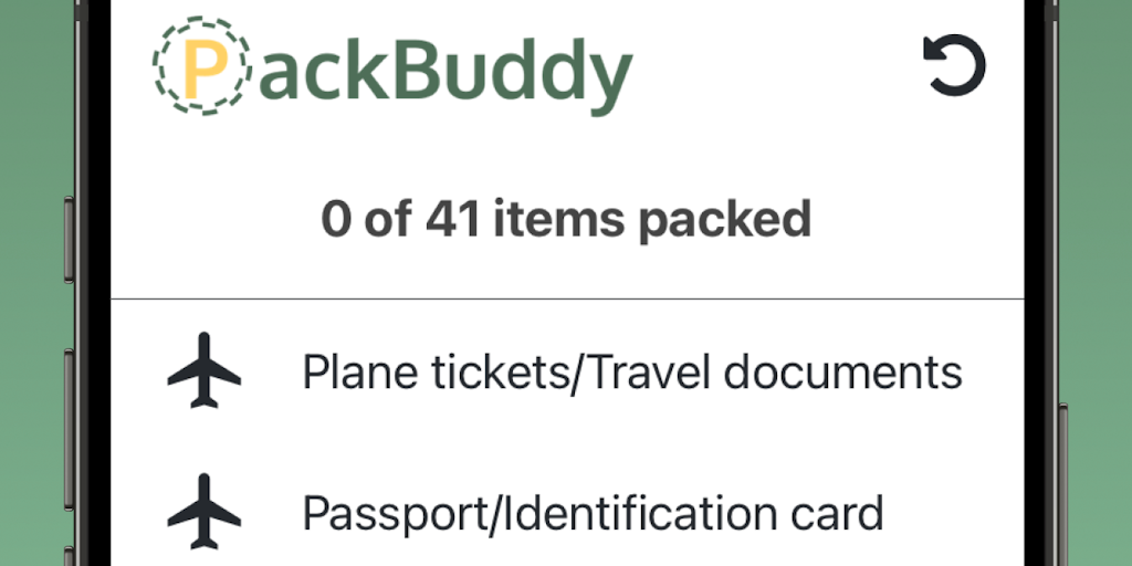 PackBuddy : Liste de voyage et assistant - iPhone