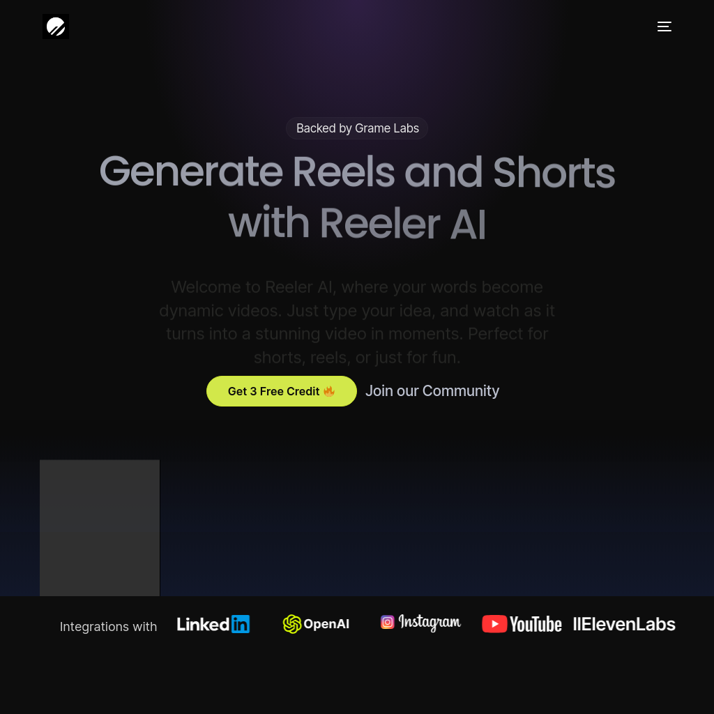 Reeler AI: Generador de Reels y Shorts con IA