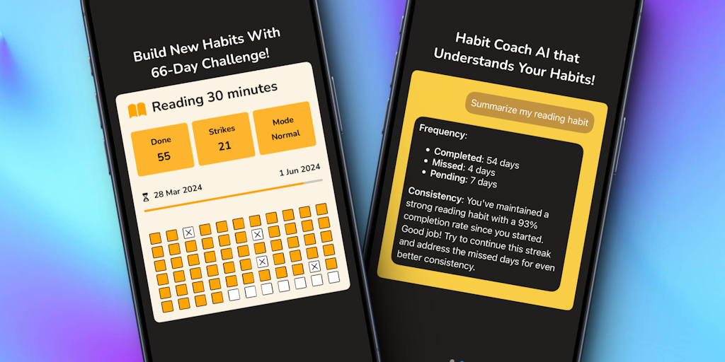 Streaks66 - Daily Habit Tracker with AI