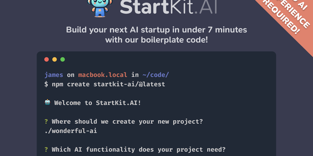 StartKit.AI - Construye Startups de IA Más Rápido