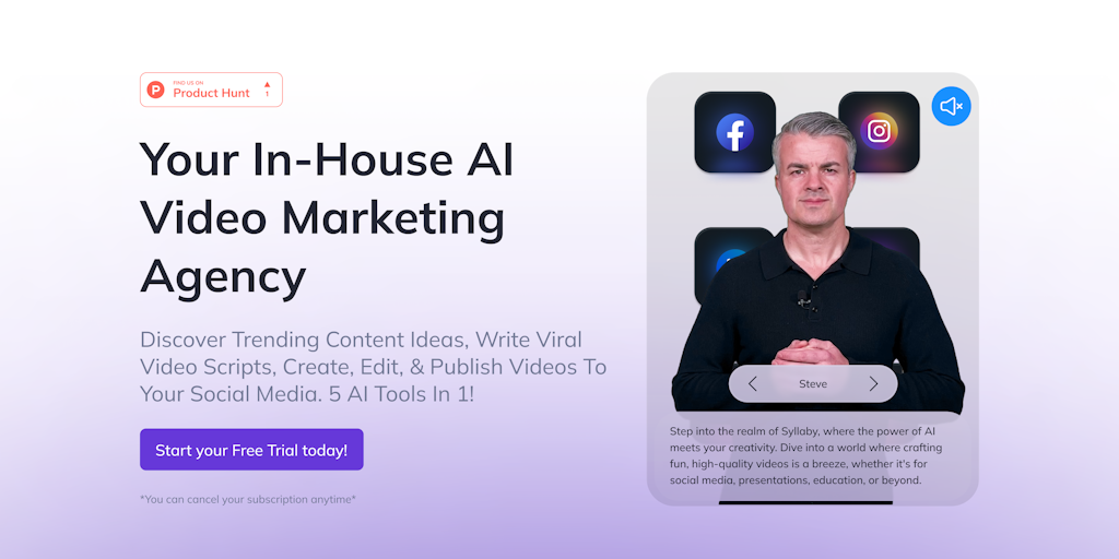 Syllaby V2.0 - AI Video Marketing Agency | Syllaby.io