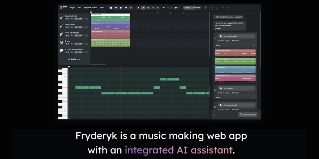 Fryderyk: 您的 AI 音樂創作夥伴