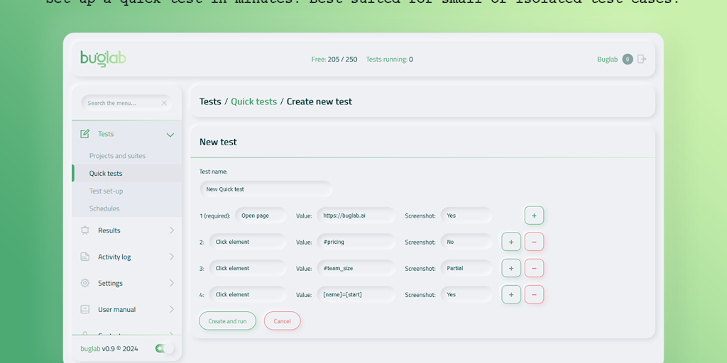 Buglab - Détection des bogues pour les interfaces utilisateur