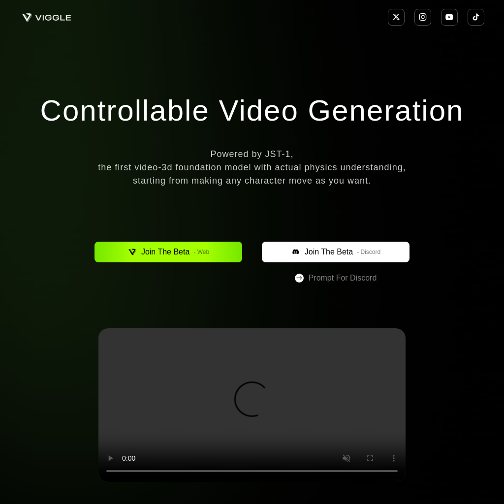 Viggle: Генерация видео с управлением, powered by JST-1