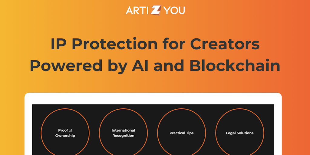 Artizyou© : Enregistrement de droits d'auteur sur blockchain