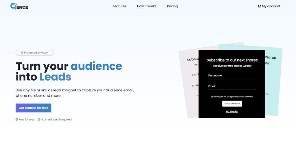 Dyence: Convierte a tu Audiencia en Leads