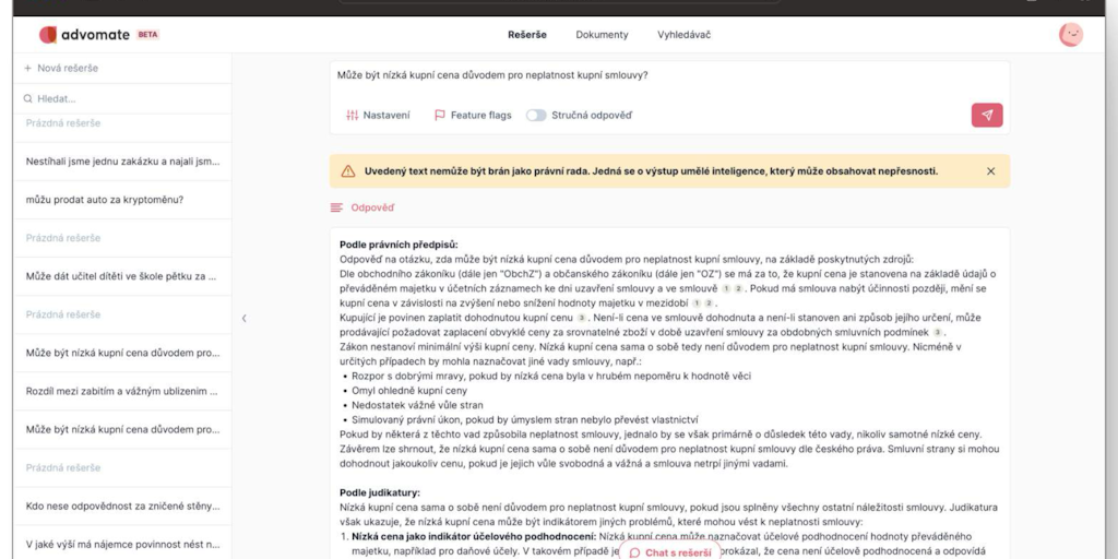Advomate: Automatizace právních procesů pomocí AI