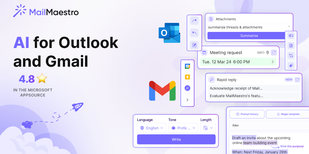 MailMaestro : Rédigez des e-mails plus rapidement et de meilleure qualité