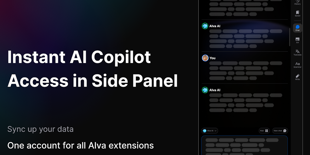 Alva AI - Tu Copiloto de IA, Instala Gratis