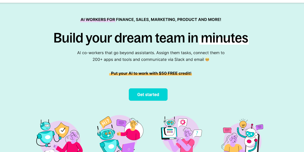 TeamCreate AI: ¡Crea tu equipo de IA ideal en minutos!