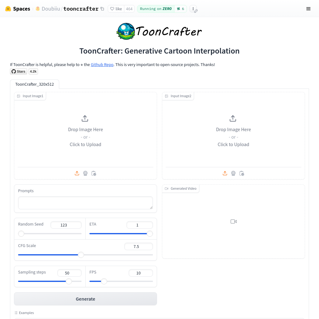 ToonCrafter - a Hugging Face Space by Doubiiu