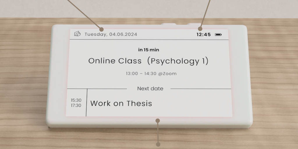 PaperSync - Smarte E-Paper Display für dein Office