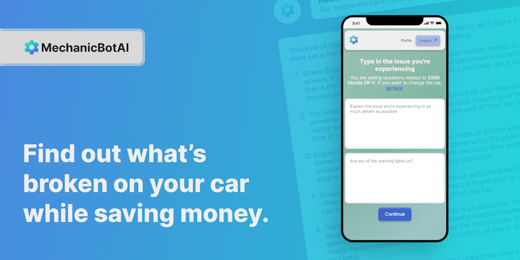 MechanicBotAI - AI Diagnosis for Your Car
