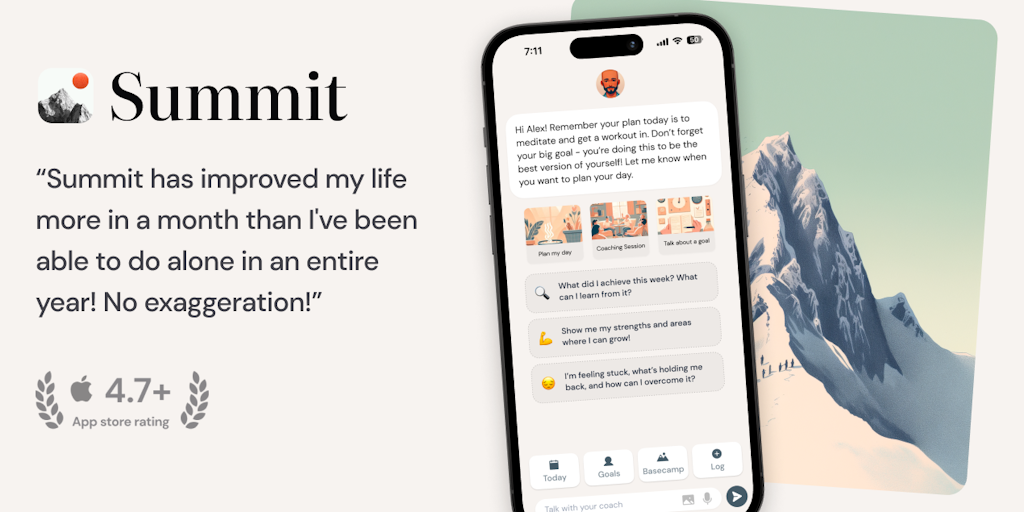 Summit - The AI life coach for your biggest goals