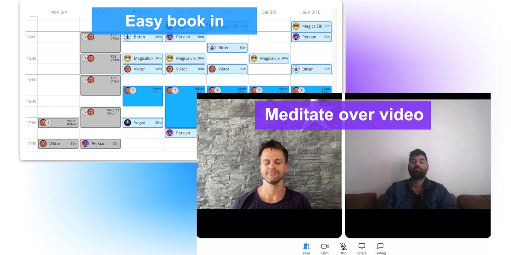 Meditation buddies - Instant virtual meditation buddies