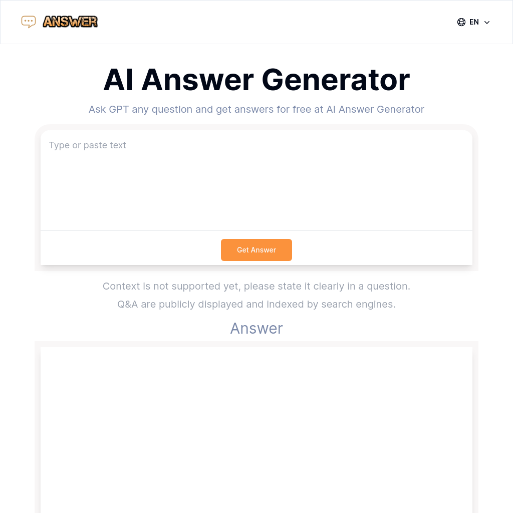 AI Answer Generator: Unleash the Power of AI Answer Generator for Free