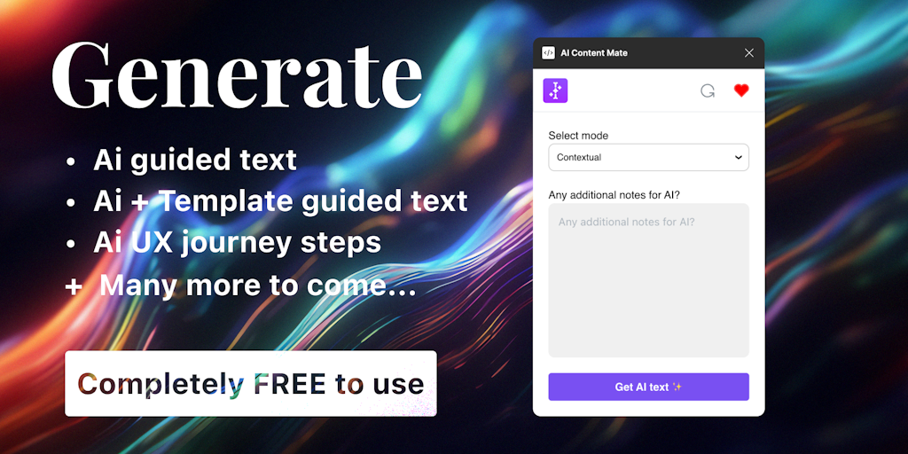 AI Content Mate - Generate Content in Figma | Free Plugin