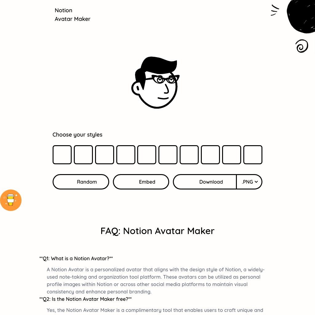 Notion Avatar Maker: Persönliche Avatare im Notion-Stil