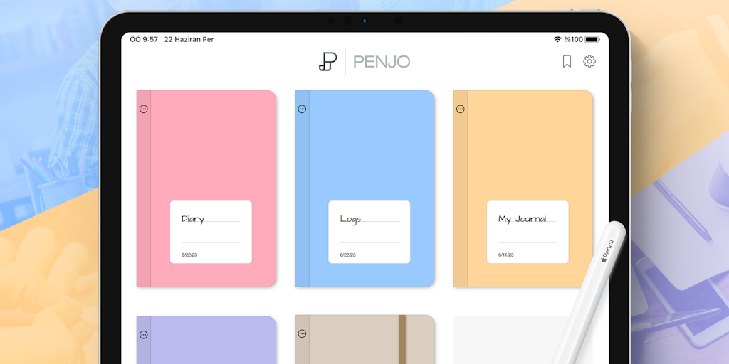 Penjo 3.0 - Pencil Journal - Daily planner & agenda with text recognition and search