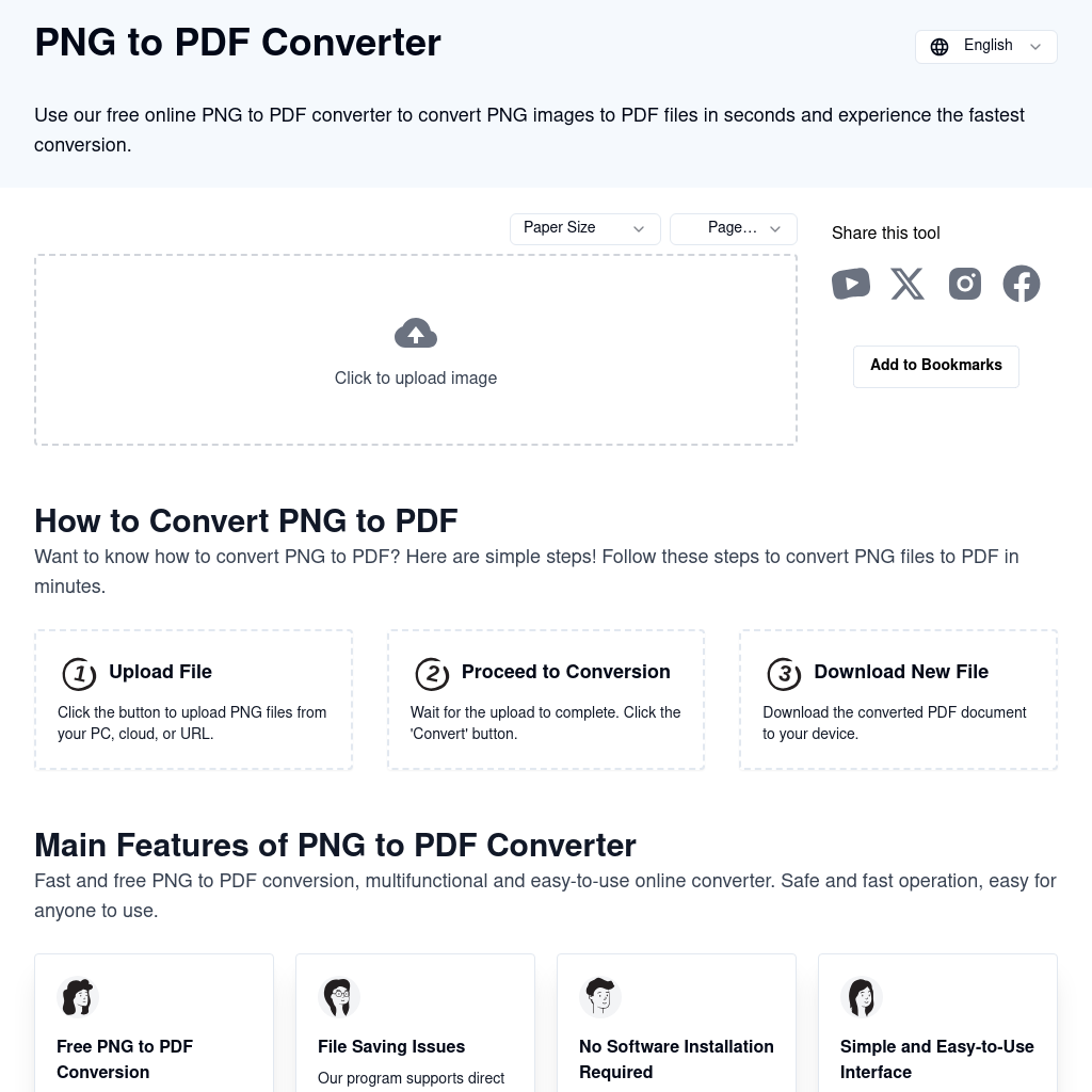 PNG to PDF Converter: Online, Free, Safe, Fast