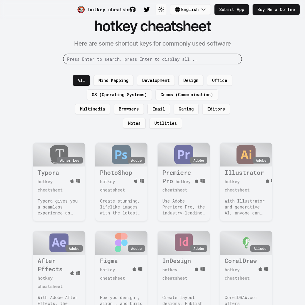 Hotkey Cheatsheet - Boost Your Productivity with Keyboard Shortcuts