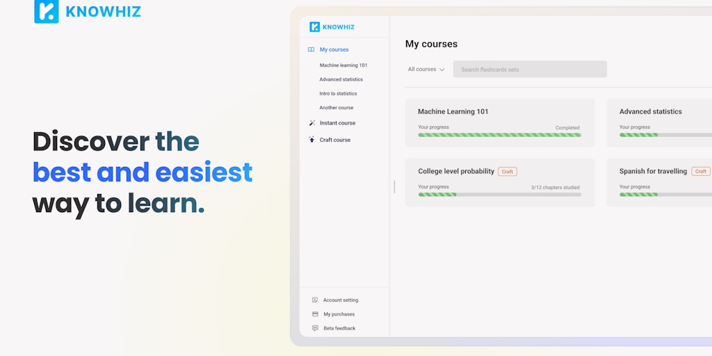 KnoWhiz: Aprenda Mais Rápido com Flashcards Personalizados