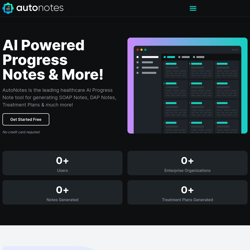 AutoNotes | AI Progress Notes, Assessments & More!