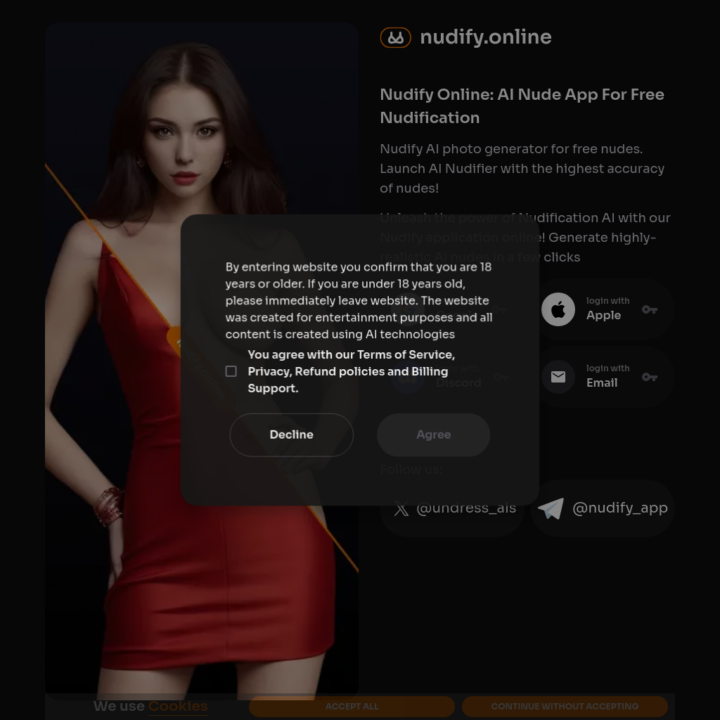 Nudify Online: AI Nudification App - Free and Realistic Nudes