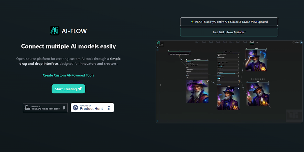 AI-Flow : Créez des outils AI personnalisés avec une interface glisser-déposer