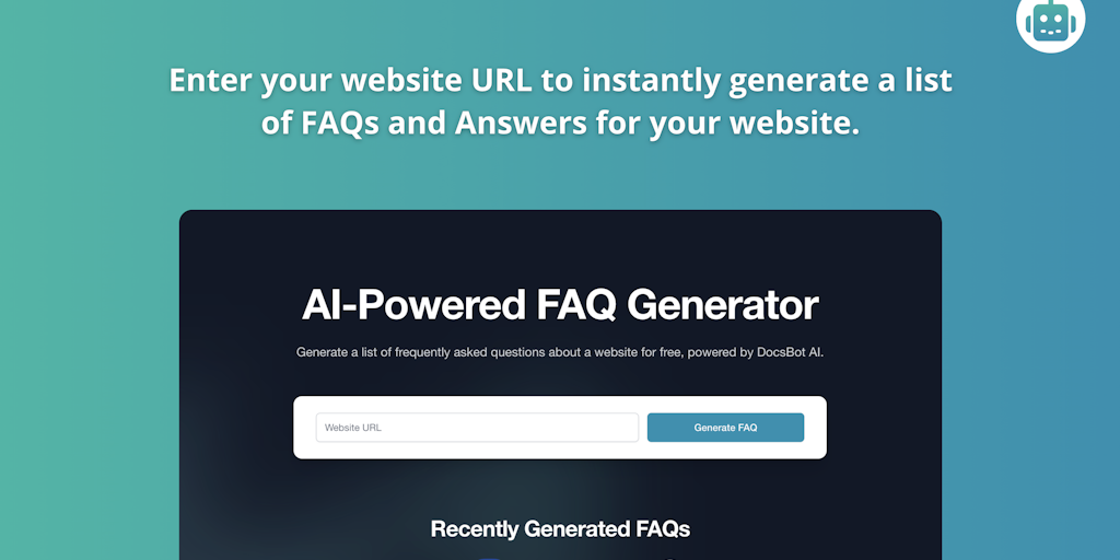 DocsBot AI - Custom Chatbots for Your Documentation