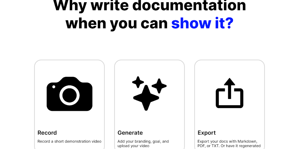 Crea tu Documentación con un Vídeo | MakeTheDocs