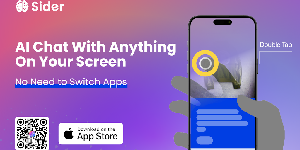 Sider: AI Chatbot & Assistant - ChatScreen: Sider for iOS 2.0