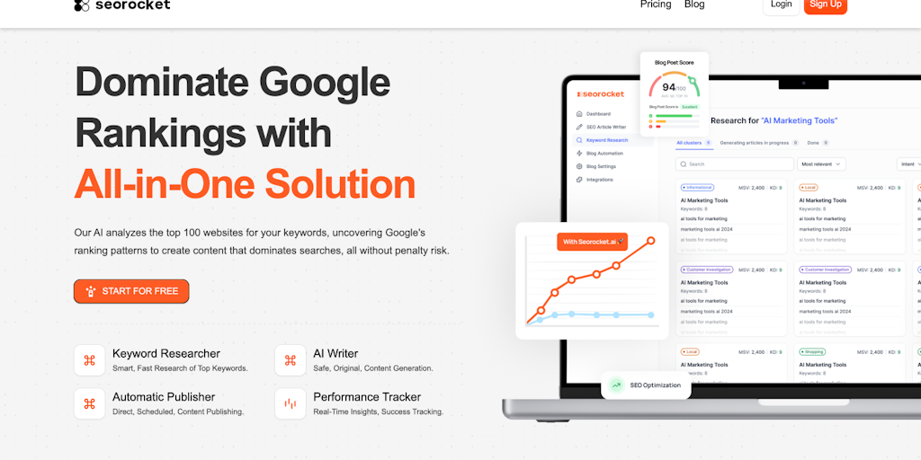 Seorocket.ai - 自動化你的 SEO，讓你的企業成長