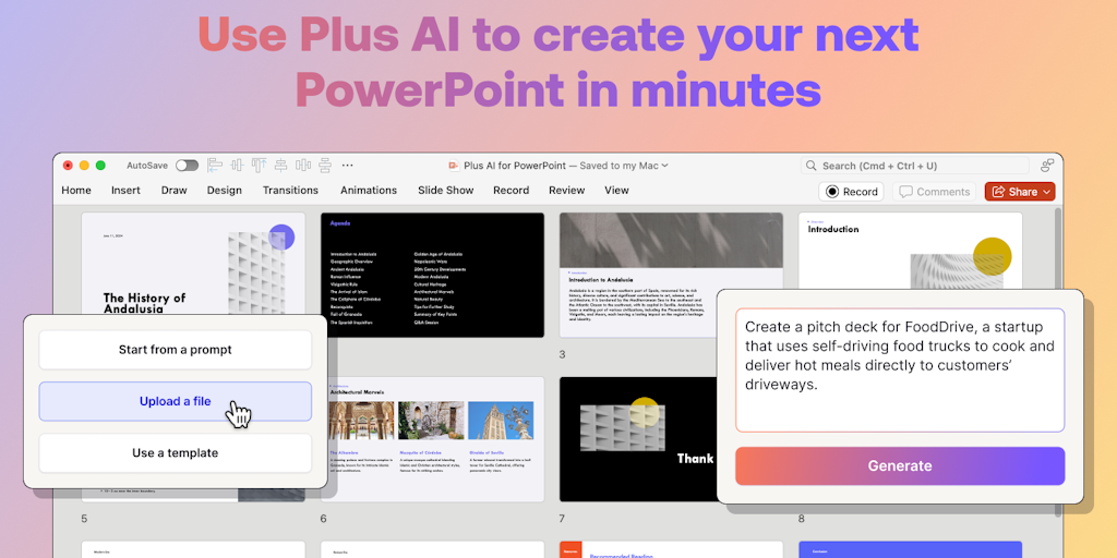 無料AI PowerPointメーカー | Plus AI