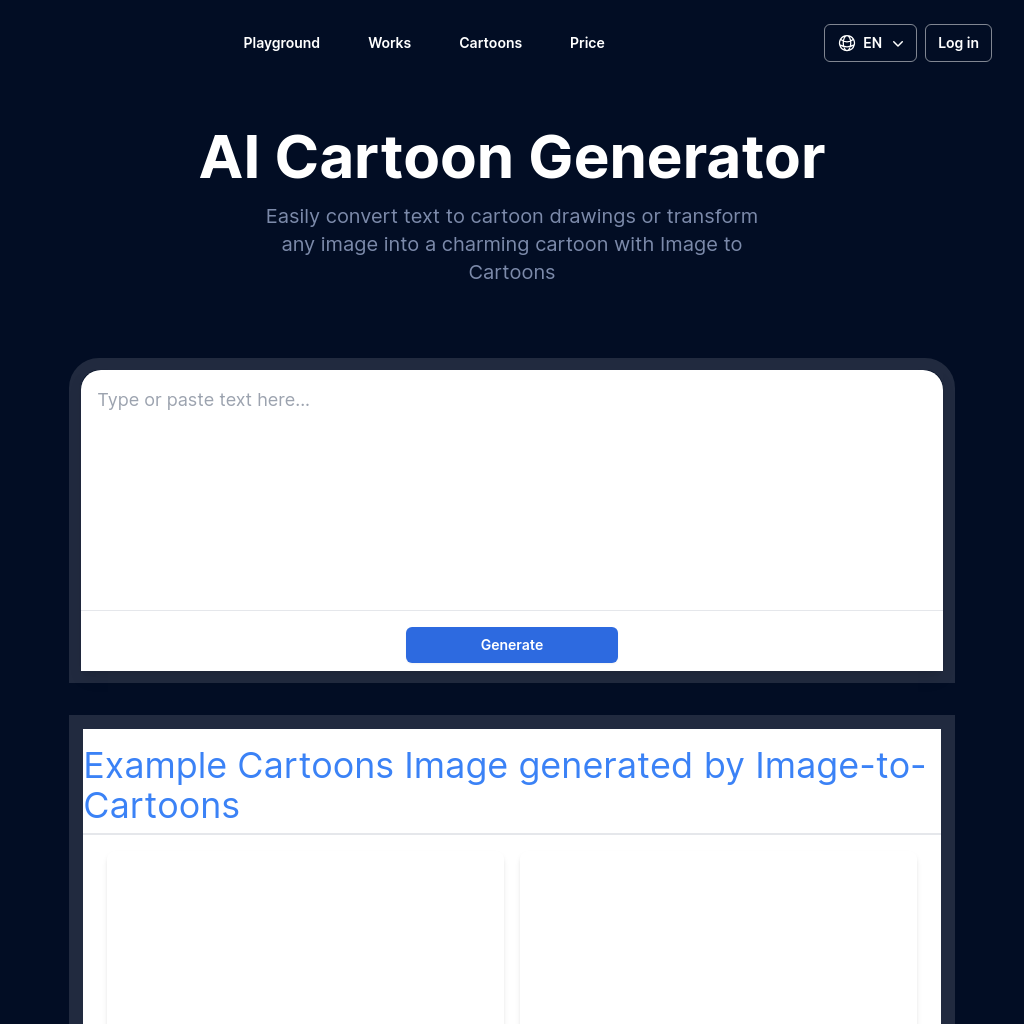 Image to Cartoons: AI Cartoon Generator | Cartoon Character Generation