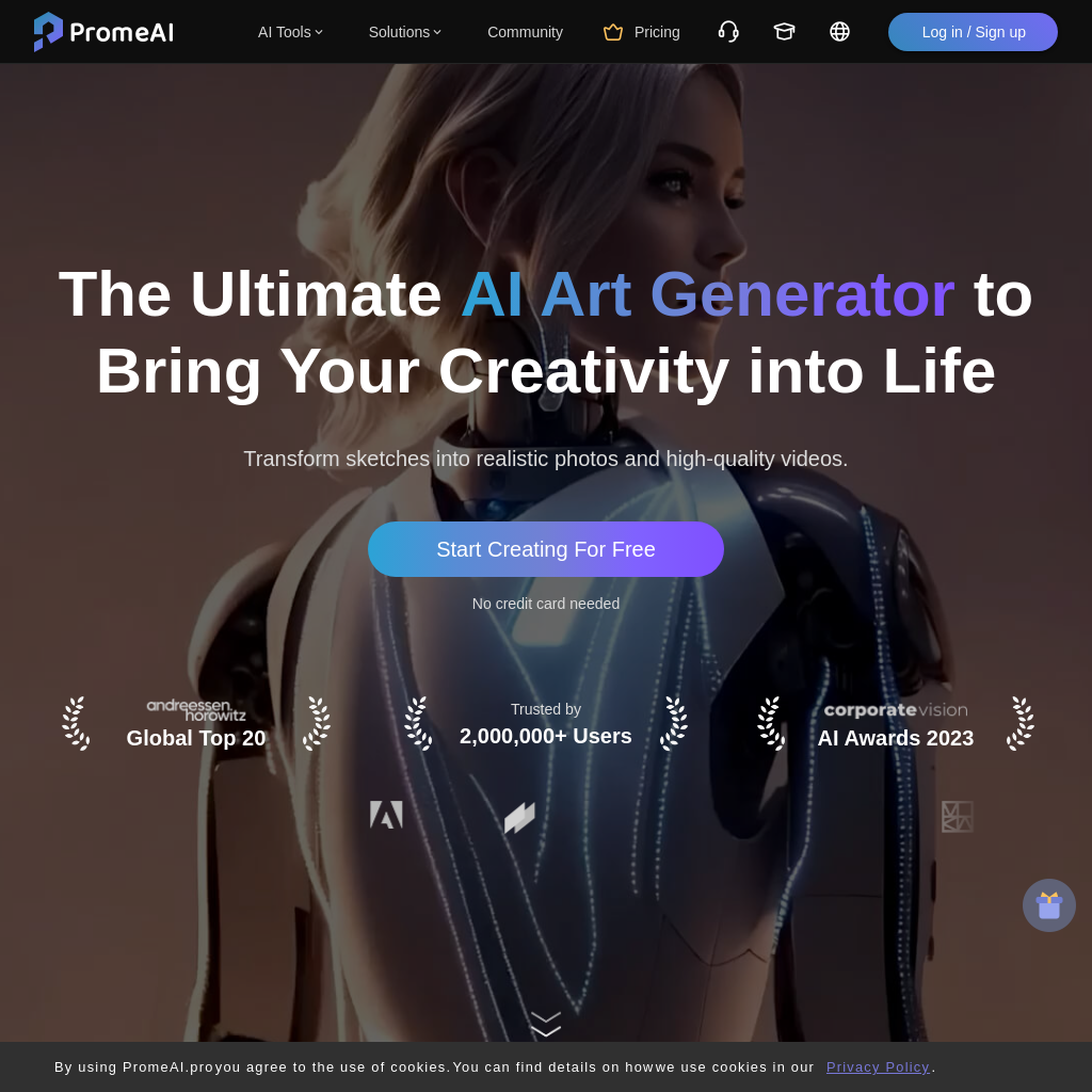 PromeAI - Free AI art generator : Bring creativity to life