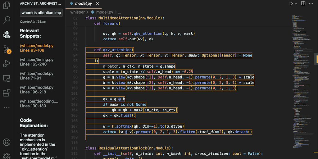 Archivist: AI Code Search - Blazingly fast semantic search for your codebase