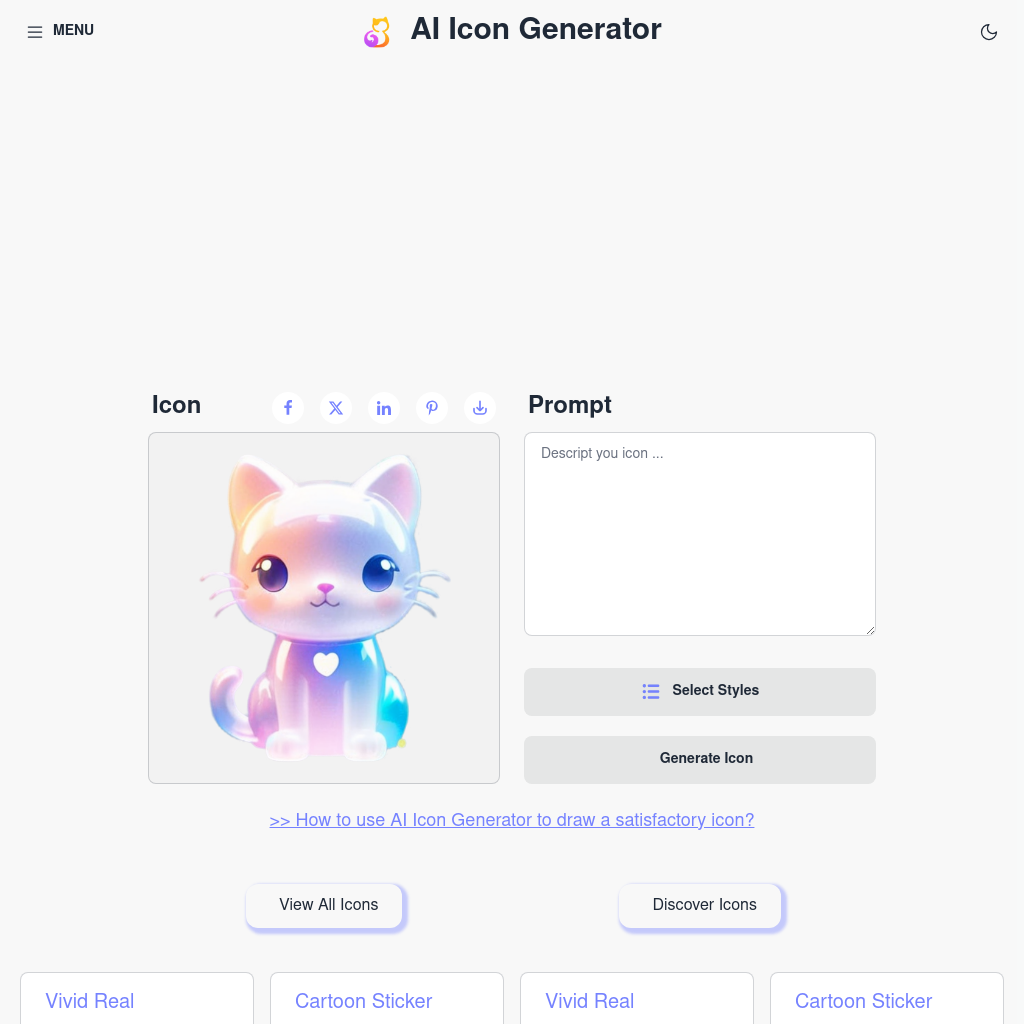 AI Icon Generator - Create Unique Icons with AI | AI Icon